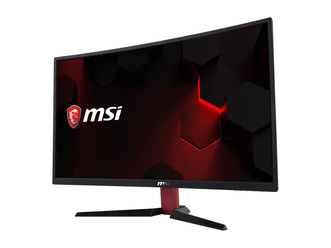 MSI Optix G27C2 27" 1920 x 1080 1ms (MPRT) 144Hz DVI HDMI DisplayPort AMD FreeSync Widescreen Anti-Glare LED Backlight Curved Gaming Monitor