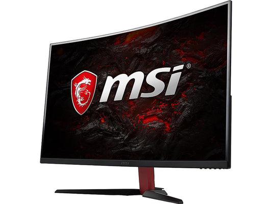 MSI Optix AG32C 32" Red LED Non-Glare Super Narrow Bezel 1ms Response Full HD 1920 x 1080 165Hz Refresh Rate FreeSync Technology Curved Gaming Monitor