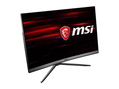 MSI Optix MAG241C 24" (Actual size 23.6") Full HD 1920 x 1080 1ms (MPRT) 144Hz 2xHDMI DisplayPort USB 2.0 Hub AMD FreeSync Frameless Anti-Glare LED Backlit Curved Gaming Monitor