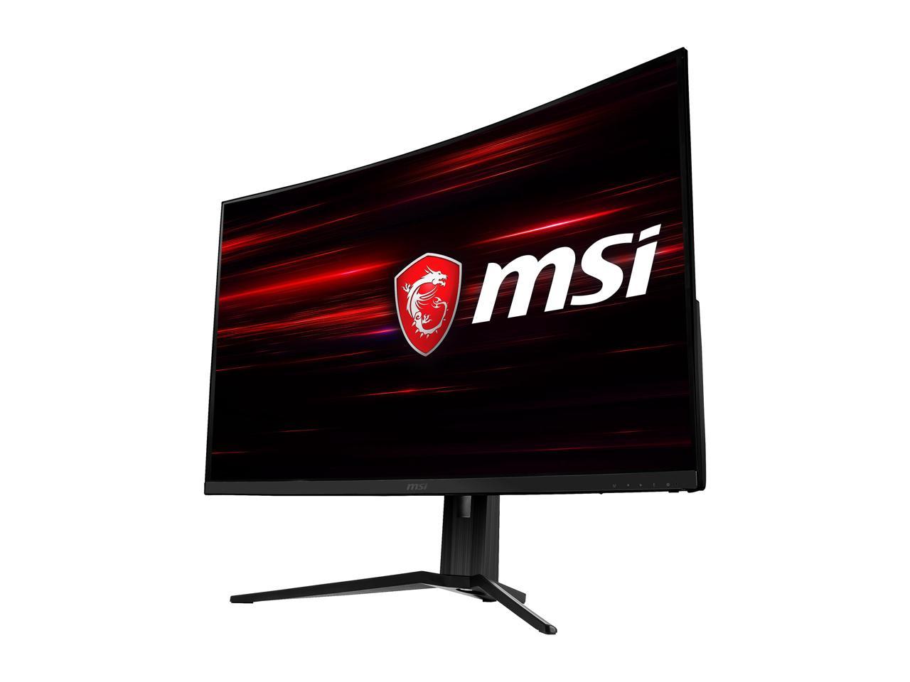 MSI Optix MAG321CQR 32" WQHD Non-Glare Super Narrow Bezel 1ms 2560 x 1440 Resolution 144Hz Refresh Rate FreeSync Technology Height Adjustable Curved Monitor