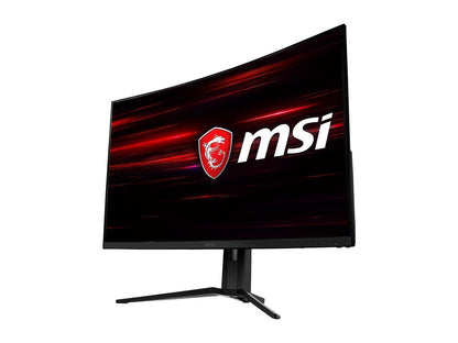 MSI Optix MAG321CQR 32" WQHD Non-Glare Super Narrow Bezel 1ms 2560 x 1440 Resolution 144Hz Refresh Rate FreeSync Technology Height Adjustable Curved Monitor