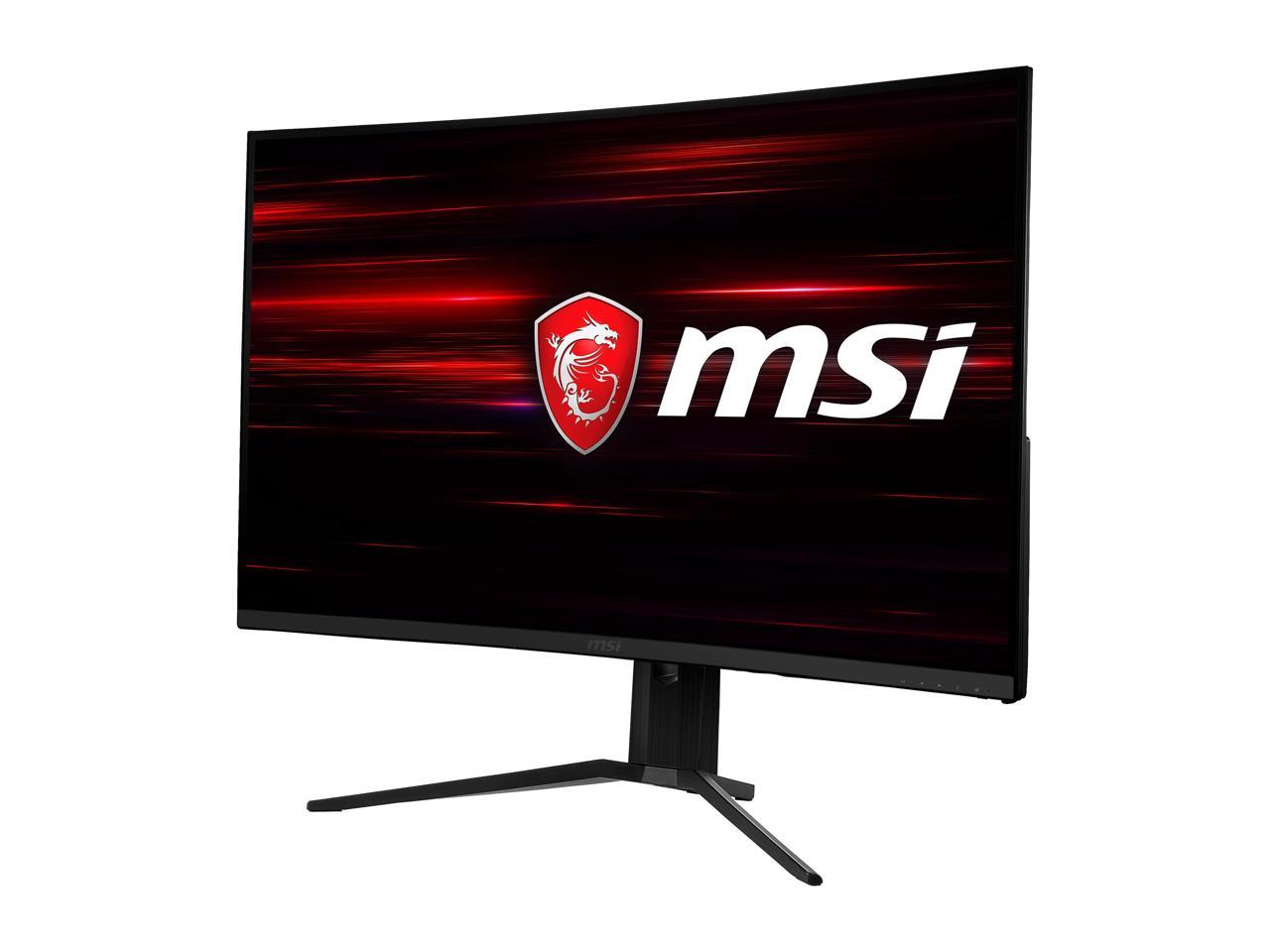 MSI Optix MAG321CQR 32" WQHD Non-Glare Super Narrow Bezel 1ms 2560 x 1440 Resolution 144Hz Refresh Rate FreeSync Technology Height Adjustable Curved Monitor