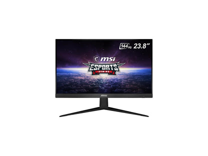 MSI Optix G241 24" (Actual size 23.8") Full HD 1920 x 1080 1ms (MPRT) 144Hz 2 x HDMI, DisplayPort AMD FreeSync Anti-Glare Frameless Design Backlit LED IPS Gaming Monitor