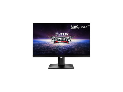 MSI Optix MAG251RX 24.5" Full HD 1920 x 1080 1ms (GTG) 240 Hz HDMI, DisplayPort, USB-C G-Sync Compatible Gaming Monitor