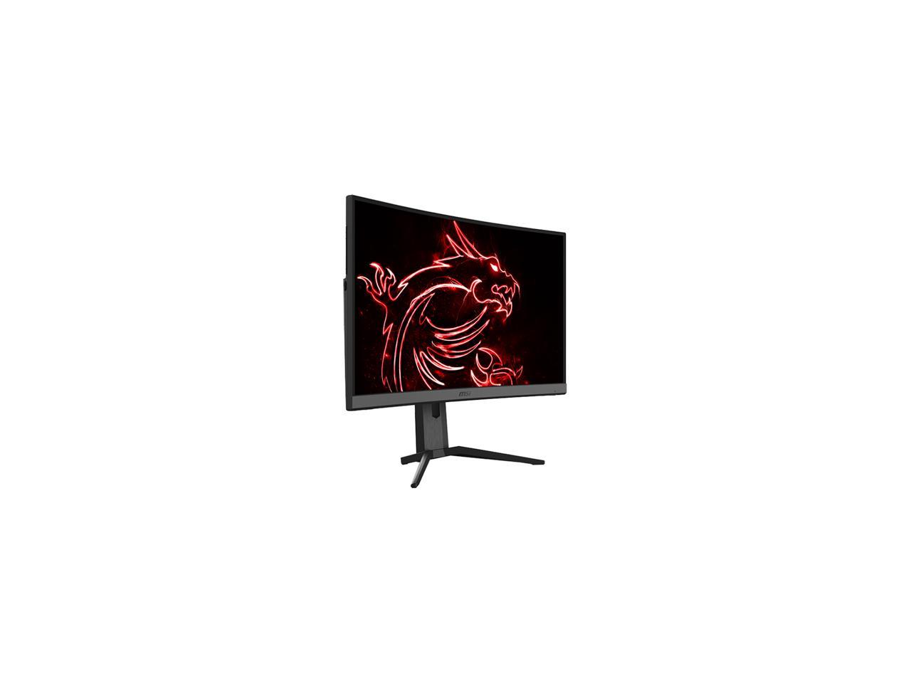 MSI Optix MAG272CQR 27" WQHD 2560 x 1440 2K Resolution 1ms (MPRT) 165Hz HDMI DisplayPort USB-C AMD FreeSync Anti-Flicker HDR Ready Backlit LED Curved Gaming Monitor