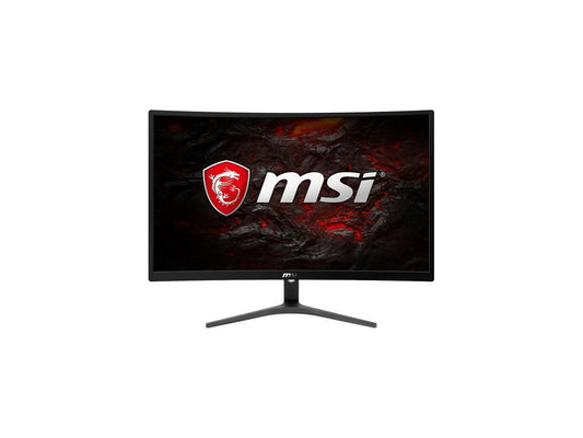 MSI OPTIX G241VC 24" (Actual size 23.6") Full HD 1920 x 1080 1ms 75Hz VGA HDMI AMD FreeSync Anti-Glare Backlit LED Curved Gaming Monitor