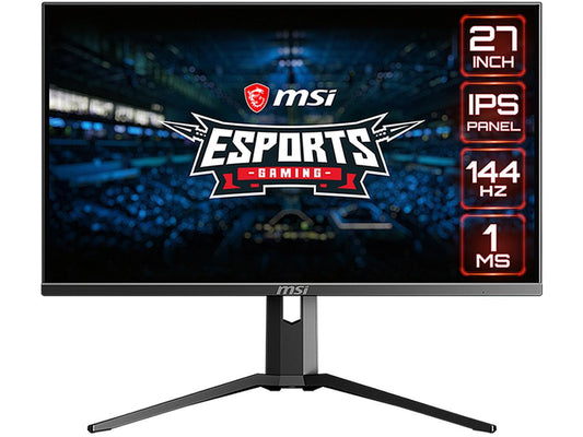 MSI Optix MAG273R 27" Full HD 1920 x 1080 1 ms 144 Hz HDMI, DisplayPort, USB FreeSync (AMD Adaptive Sync) IPS Gaming Monitor