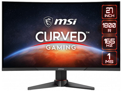 MSI Optix MAG270VC2 27" Full HD 1920 x 1080 1ms (MPRT) 165 Hz HDMI, DisplayPort FreeSync (AMD Adaptive Sync) Curved Gaming Monitor