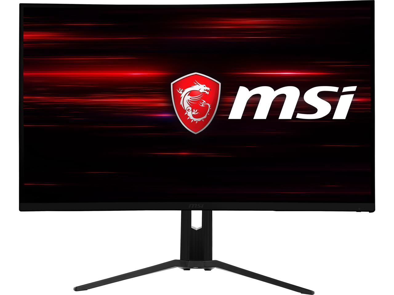 MSI Optix MAG322CQR 32" (Actual size 31.5") WQHD 2560 x 1440 (2K) 1ms (MPRT) 165Hz 2 x HDMI, DisplayPort, USB FreeSync (AMD Adaptive Sync) Curved Gaming Monitor