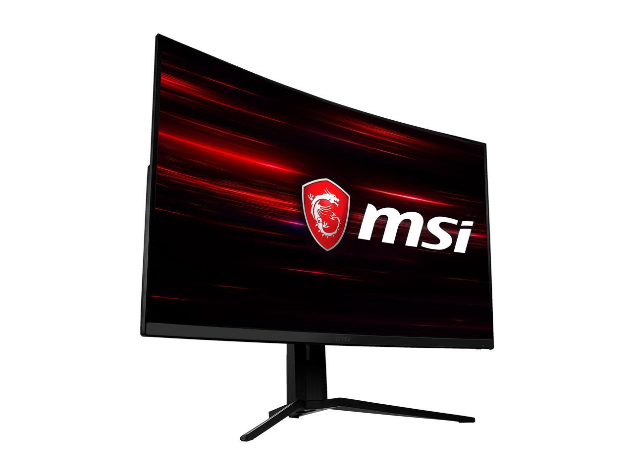 MSI Optix MAG322CQR 32" (Actual size 31.5") WQHD 2560 x 1440 (2K) 1ms (MPRT) 165Hz 2 x HDMI, DisplayPort, USB FreeSync (AMD Adaptive Sync) Curved Gaming Monitor