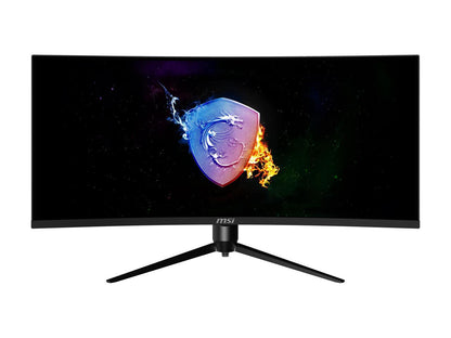 MSI Optix MAG342CQRV 34" UWQHD 3440 x 1440 (2K) 1ms (MPRT) 100Hz 2 x HDMI, DisplayPort AMD FreeSync Curved Gaming Monitor