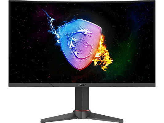 MSI Optix MAG271VCR 27" Full HD 1920 x 1080 1ms (MPRT) 165Hz 2 x HDMI, DisplayPort FreeSync Curved Gaming Monitor