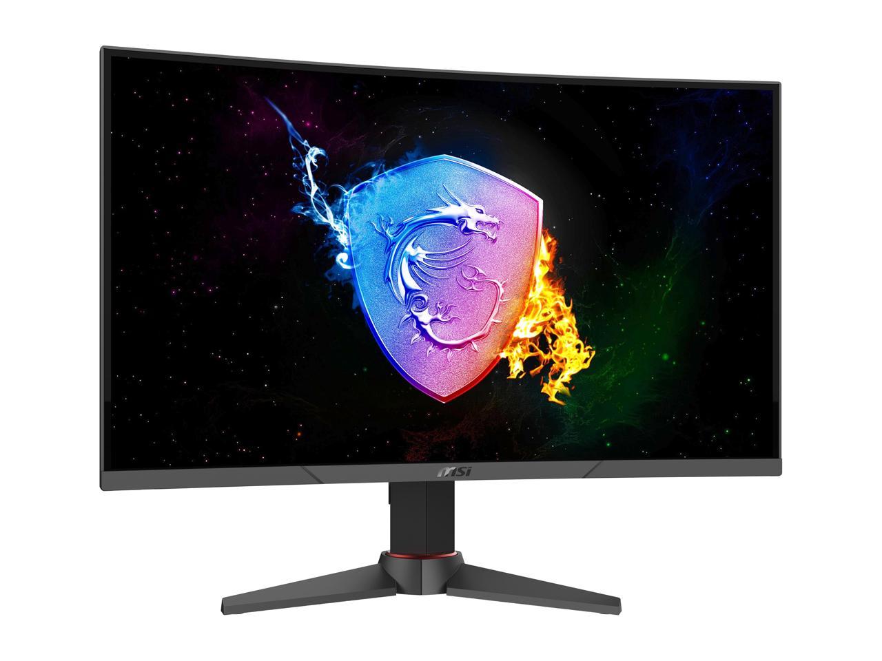 MSI Optix MAG271VCR 27" Full HD 1920 x 1080 1ms (MPRT) 165Hz 2 x HDMI, DisplayPort FreeSync Curved Gaming Monitor