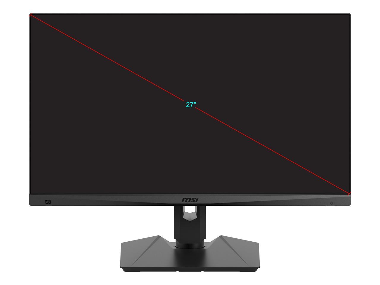 MSI Optix MAG274QRF 27" WQHD 2560 x 1440 (2K) 1ms (GTG) 165 Hz 2 x HDMI, DisplayPort, USB-C NVIDIA G-Sync Compatible Gaming Monitor