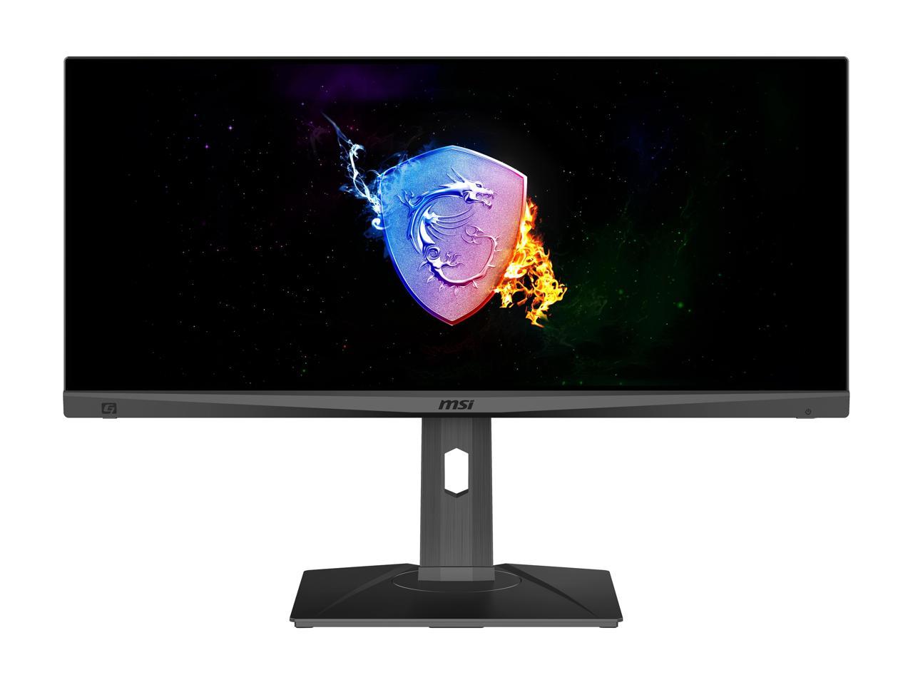 MSI 29.5" Optix MAG301RF Full HD 1920 x 1080 200Hz SS IPS 1ms (GTG) DisplayPort HDMI Tilt Swivel Height Adjust VESA G-Sync Compatible Gaming Monitor