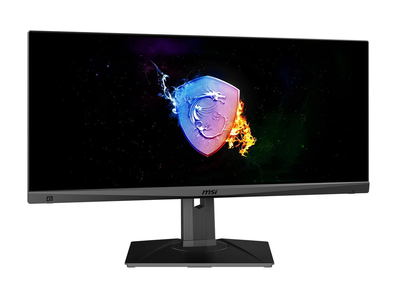 MSI 29.5" Optix MAG301RF Full HD 1920 x 1080 200Hz SS IPS 1ms (GTG) DisplayPort HDMI Tilt Swivel Height Adjust VESA G-Sync Compatible Gaming Monitor