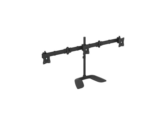 StarTech ARMBARTRIO2 Triple Monitor Stand - Articulating - Steel - Monitors up to 27"- Vesa Monitor Mount - Computer Monitor Stand - Monitor Arm
