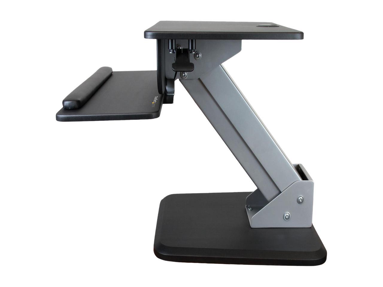 StarTech ARMSTS Height Adjustable Standing Desk Converter - Sit Stand Desk with One-finger Adjustment - Ergonomic Desk