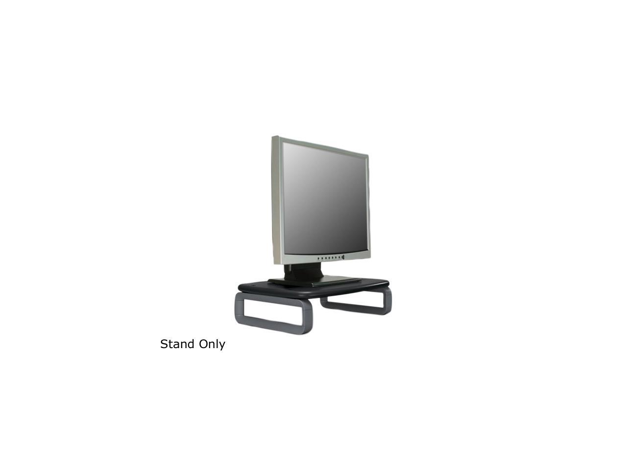 Kensington 60089 Monitor Stand Plus with SmartFit System for up to 24" screens, Black/Gray