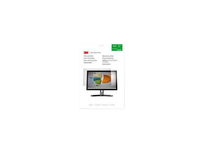 3M AG190W1B Anti-Glare Filter for 19" Widescreen Monitor (16:10)