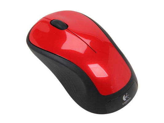 Logitech Logitech M310 Red Full Size Wireless Mouse M310 Flame Red 3 Buttons 1 x Wheel USB RF Wireless Laser Mouse