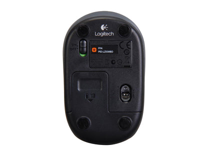 Logitech 910-002726 Black 3 Buttons 1 x Wheel USB RF Wireless Optical 1000 dpi Mouse