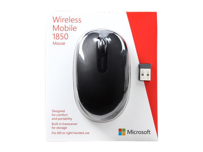 Microsoft Wireless Mobile Mouse 1850, Black (U7Z-00001)