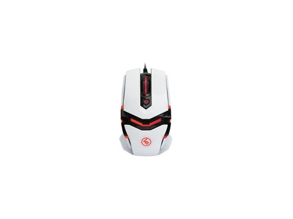 IOGEAR FOKUS GME670 White 8 Buttons 1 x Wheel USB 2.0 Wired Laser 8200 dpi Gaming Mice