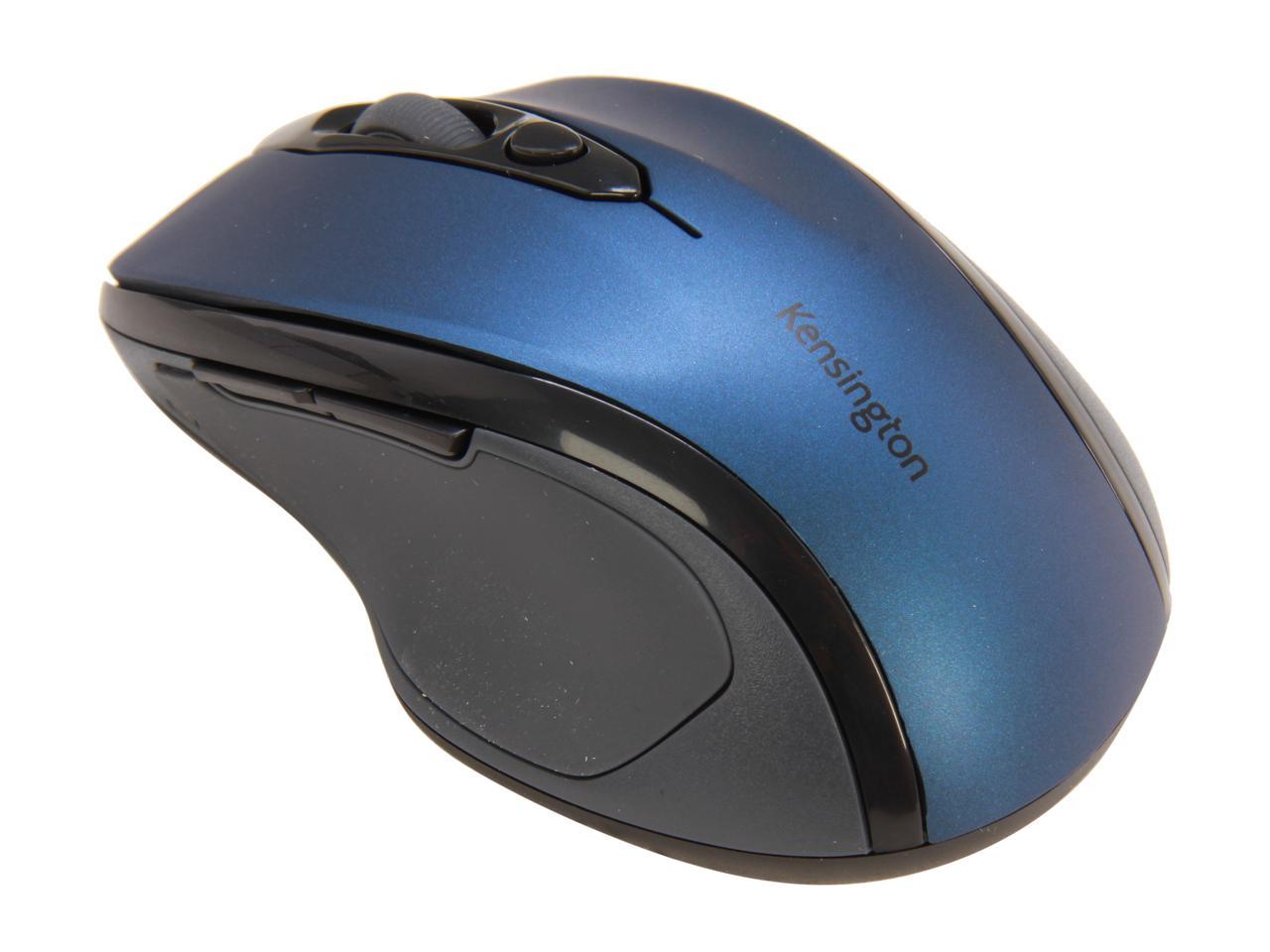 Kensington Pro Fit Mid-Size Mouse K72421AM Sapphire blue 1 x Wheel USB RF Wireless Optical 1750 dpi Mouse