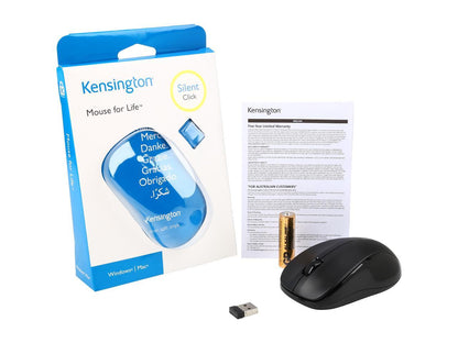 Kensington K72392US Black 1 x Wheel RF Wireless Optical 1000 dpi Mouse