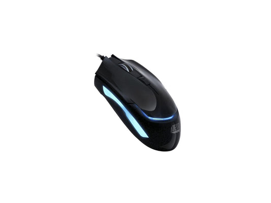 Adesso iMousesG1 Blue illuminated Ergonomic desktop USB optical mouse with 4 DPI switching