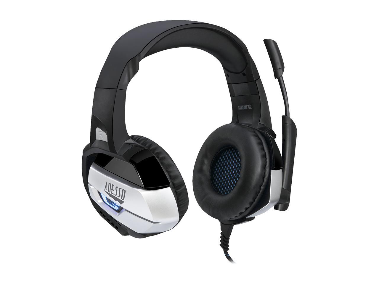 Adesso Xtream G2 Stereo USB Gaming Headphone/Headset with Microphone