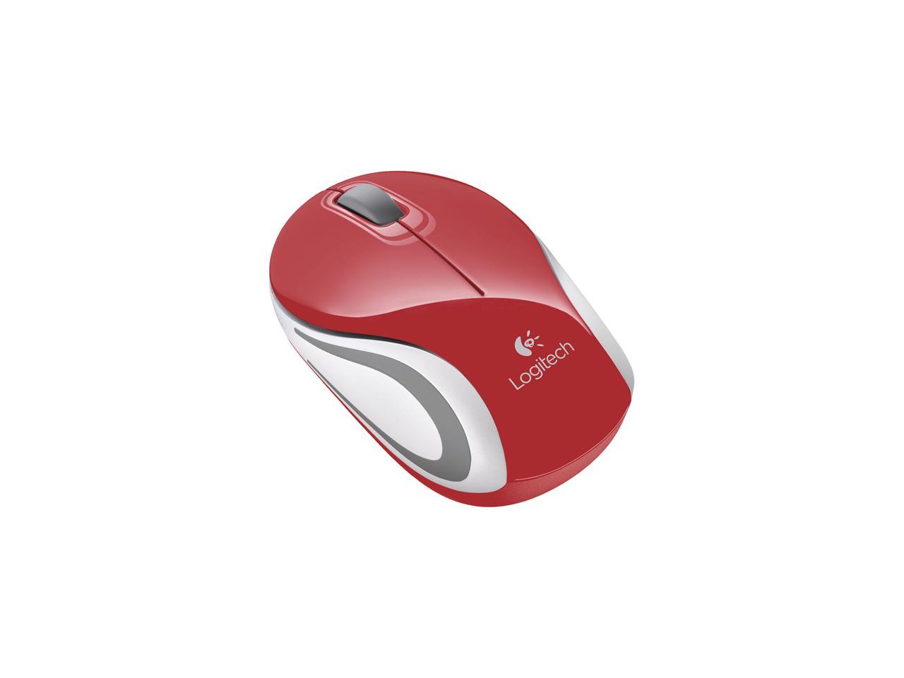 Logitech Wireless Mini Mouse M187 (Red)