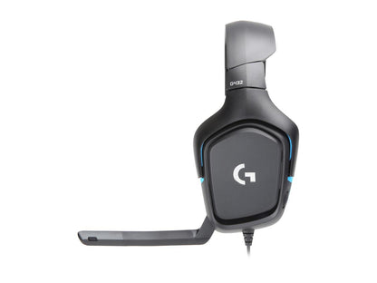 Logitech G432 Wired PC Gaming Headset 3.5mm/ USB Connector Circumaural 7.1 Surround Sound 981-000769