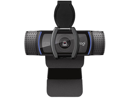 Logitech C920S Pro HD 1080p Webcam With Stereo Audio and Privacy Cover (Stepup of C920)