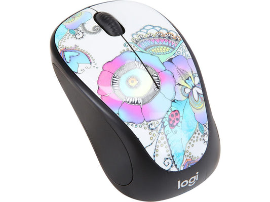 Logitech M317c Wireless Mouse Art Collection - Lady on the Lily