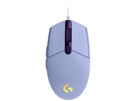 Logitech G203 LIGHTSYNC 910-005851 Lilac 6 Buttons 1 x Wheel USB Wired 8000 dpi Gaming Mouse