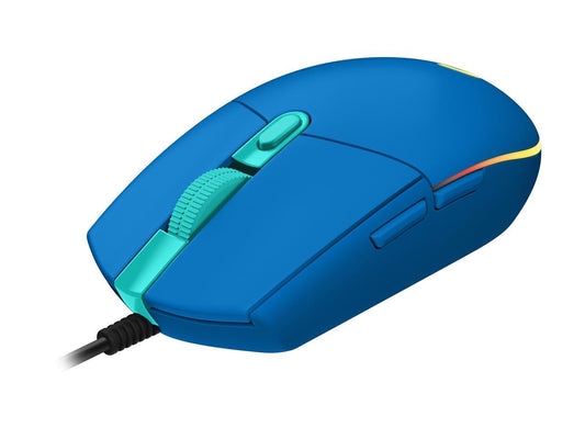 Logitech G203 LIGHTSYNC 910-005792 Blue 6 Buttons 1 x Wheel USB Wired 8000 dpi Gaming Mouse