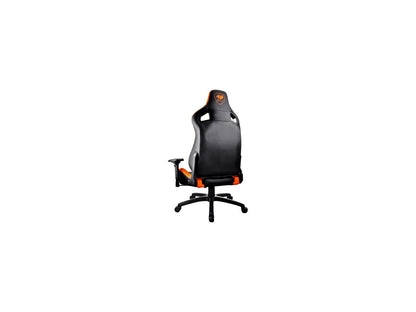 Cougar Armor S (Orange) Luxury Gaming Chair with Breathable Premium PVC Leather and Body-embracing High Back Design