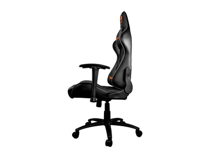 Cougar Armor One (Black) Gaming Chair with Breathable Premium PVC Leather and Body-embracing High Back Design