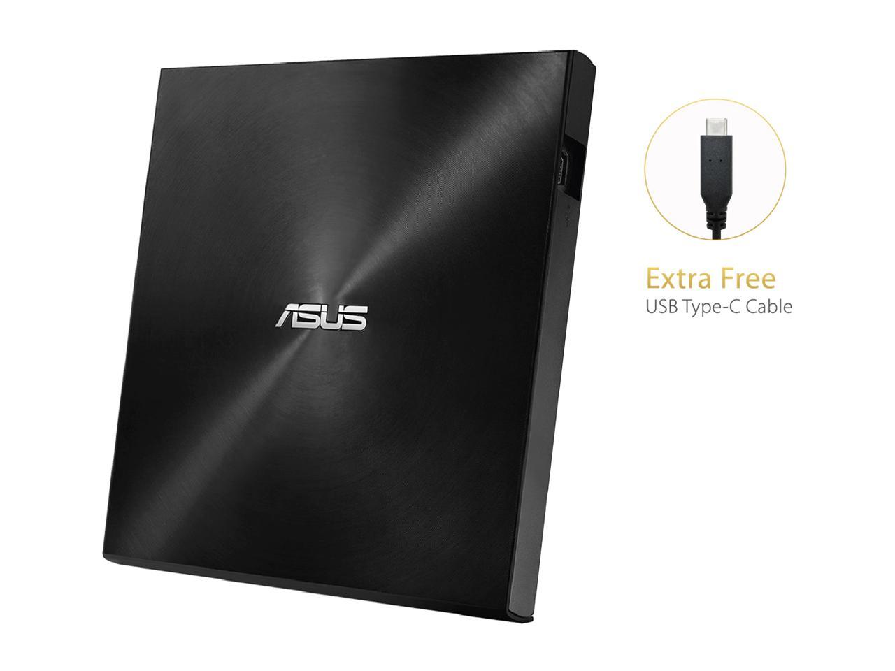 ASUS USB 2.0 External CD/DVD Drive Model SDRW-08U9M-U/BLK/G/A