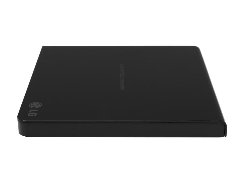 LG External CD/DVD Rewriter With M-Disc Mac & Surface Support (Black) - Model GP65NB60