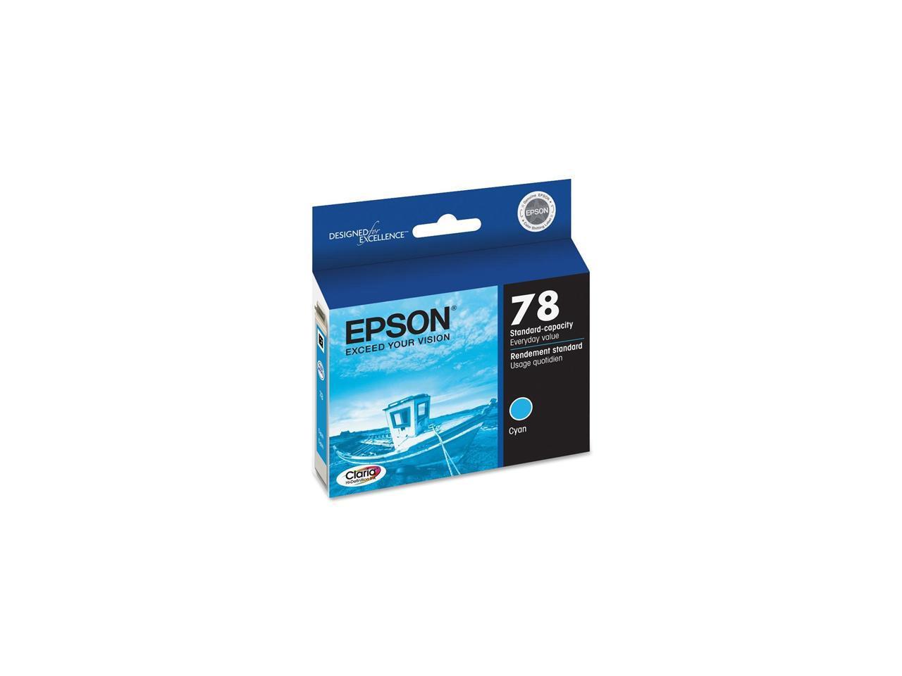 EPSON T078220 Ink Cartridge For Epson Stylus Photo RX580, R260, R380 Cyan