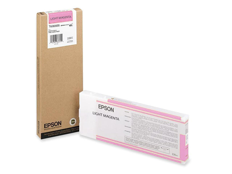 EPSON T606600 220 ml UltraChrome Ink Cartridge Vivid Light Magenta