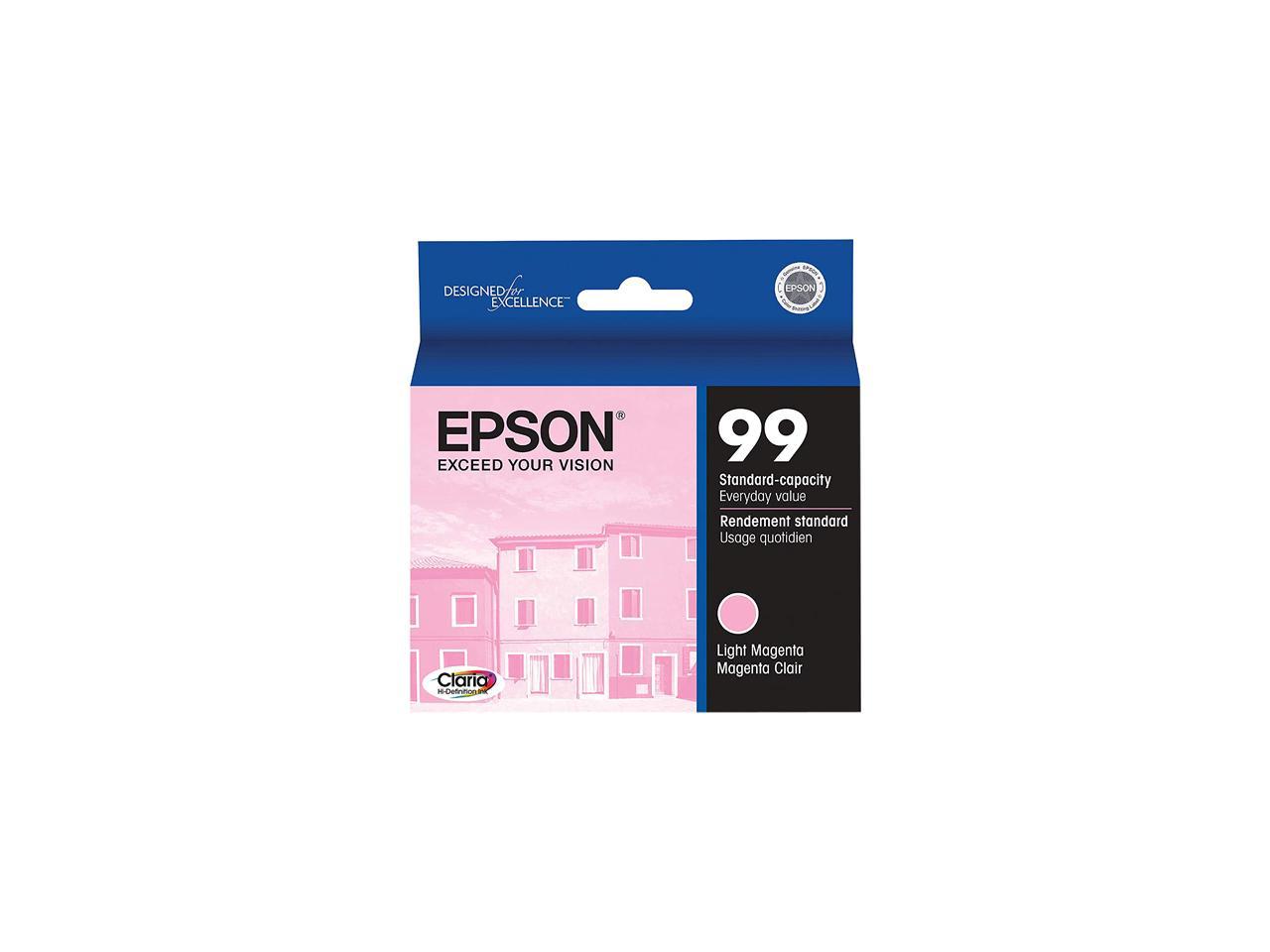 EPSON® 99 T099620 Claria Hi-Definition Ink Cartridge; Light Magenta