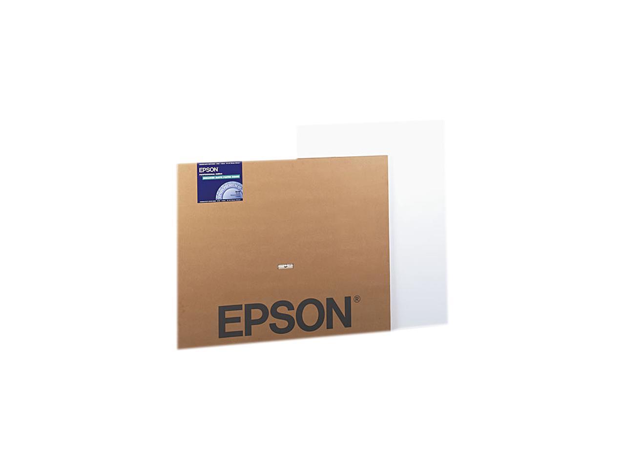 Epson S041599 Matte Wide Format Inkjet Poster Board, Enhanced, 30 x 40, 5/Pack