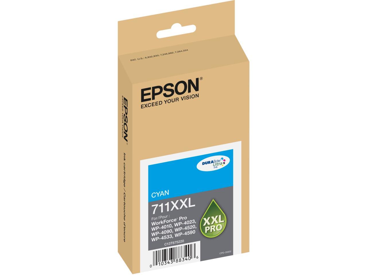 Epson DURABrite Ultra 711XXL Ink Cartridge - Cyan