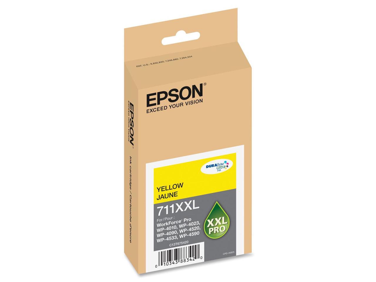 Epson DURABrite Ultra 711XXL Ink Cartridge - Yellow