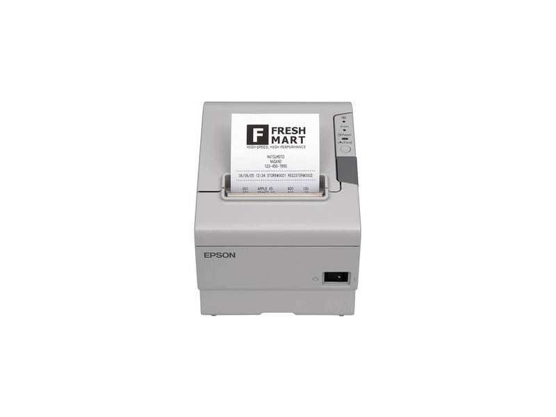 Epson TM-T88V 3" Single-station Thermal Receipt Printer, USB, Parallel, White - C31CA85814