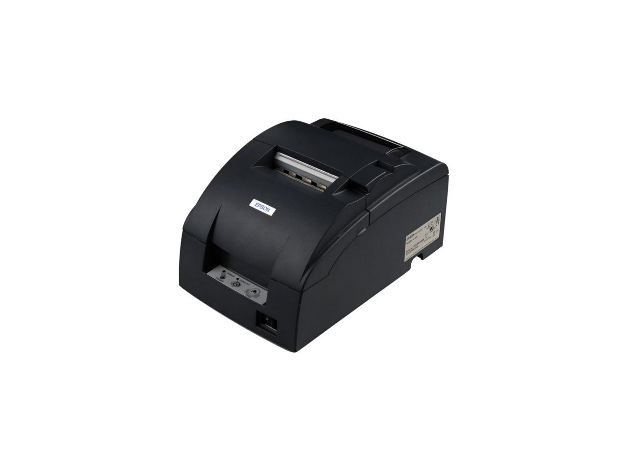 Epson TM-U220A Receipt/Kitchen Impact Printer with Auto Cutter and Take-up Journal - Dark Gray C31C513153
